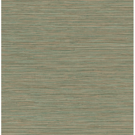 Advantage Alton Copper Faux Grasscloth Wallpaper