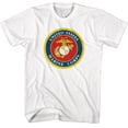 thumbnail image 1 of US Marine Core USMC T-Shirt pour Adulte Blanc avec Phoque 4TG, 1 of 2