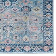 thumbnail image 6 of Contemporary Home Living 3.25' x 5' Geometric Medallion Area Throw Rug - Navy Blue and Cream, 6 of 8