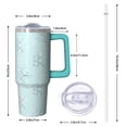 thumbnail image 2 of Holiday Snowman 30oz Christmas Mug with Straw, Stainless Steel Insulated Coffee Cup with Handle, Winter Gift Travel Water Bottle for Adults, 2 of 5