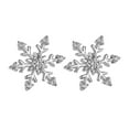 thumbnail image 2 of KOYPTL Valentine's Day Gift for Girlfriend Wife, Silvery Snowflake Earrings For Women Simples Ear Accessories, Mother's Day Gift for Mother, Birthday Present for Daughter, 2 of 8