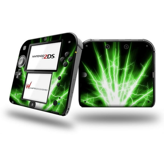 Lightning Green - Decal Style Vinyl Skin fits Nintendo 2DS - 2DS NOT INCLUDED