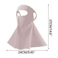 thumbnail image 3 of Sltwyw Full Face & Neck UV Protection Mask - Breathable Wide-Coverage Sun Mask for Outdoor Sports, Fishing, and Sun-Sensitive Skin, 3 of 6