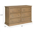 thumbnail image 3 of DaVinci Signature 6-Drawer Double Dresser, 3 of 6