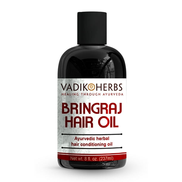 Bringraj (Bhringraj) Hair Oil (8 oz) by Vadik Herbs Herbal hair