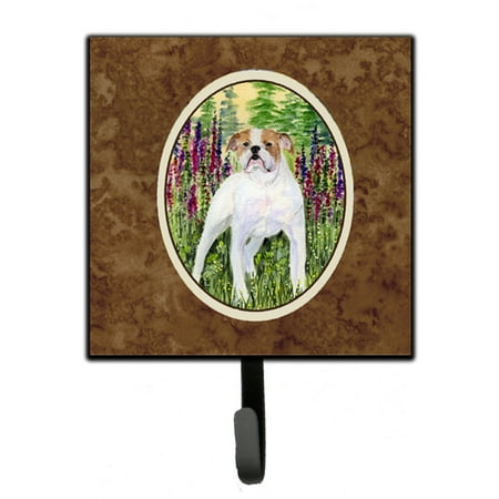 

Carolines Treasures SS8156SH4 English Bulldog Leash or Key Holder 7Hx4.25W multicolor