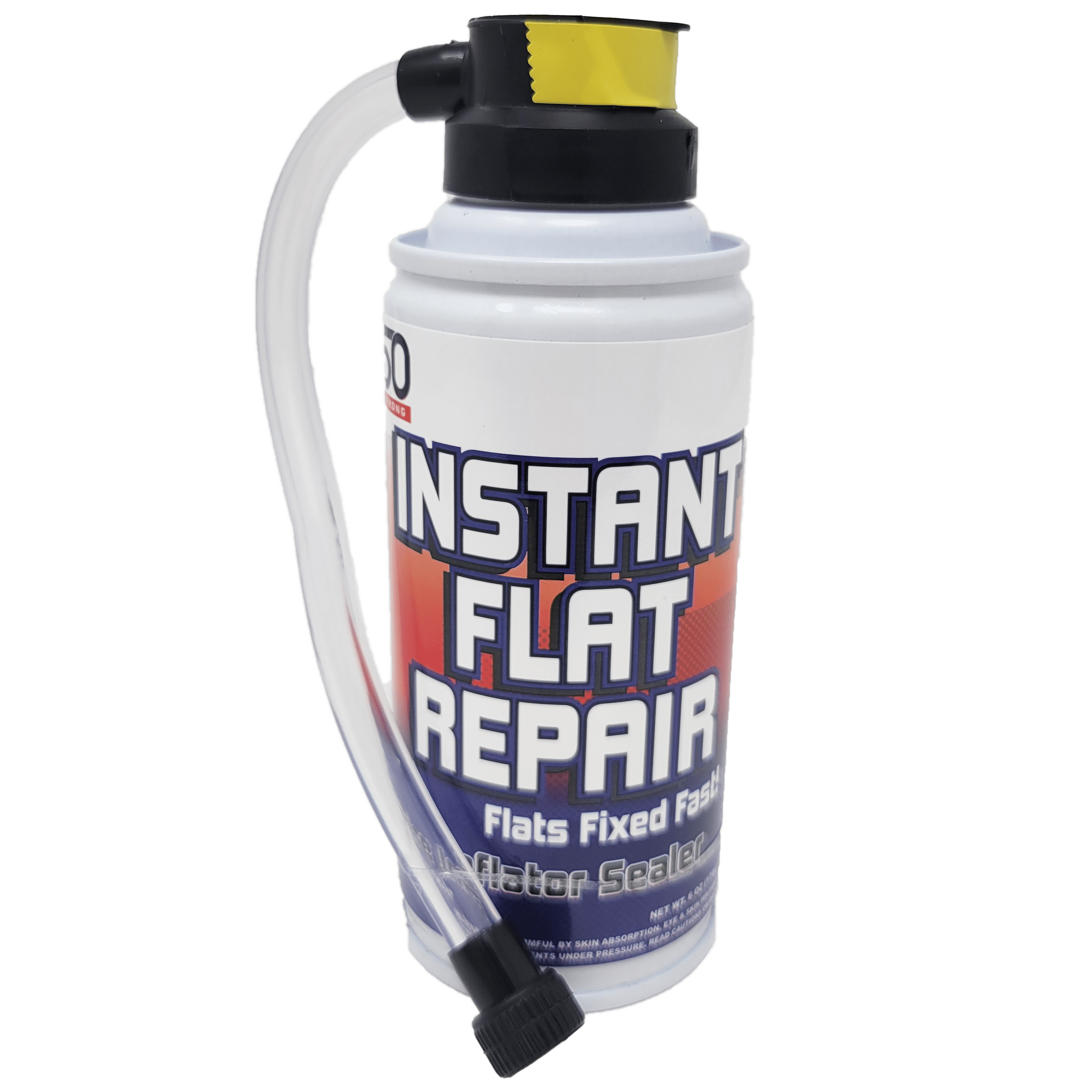 50 Strong Instant Bike Tire Inflator Sealer, 6 oz