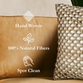thumbnail image 6 of Boho Living Jada 20"x20" White Decorative Pillow Covers (Set of 2), 6 of 9