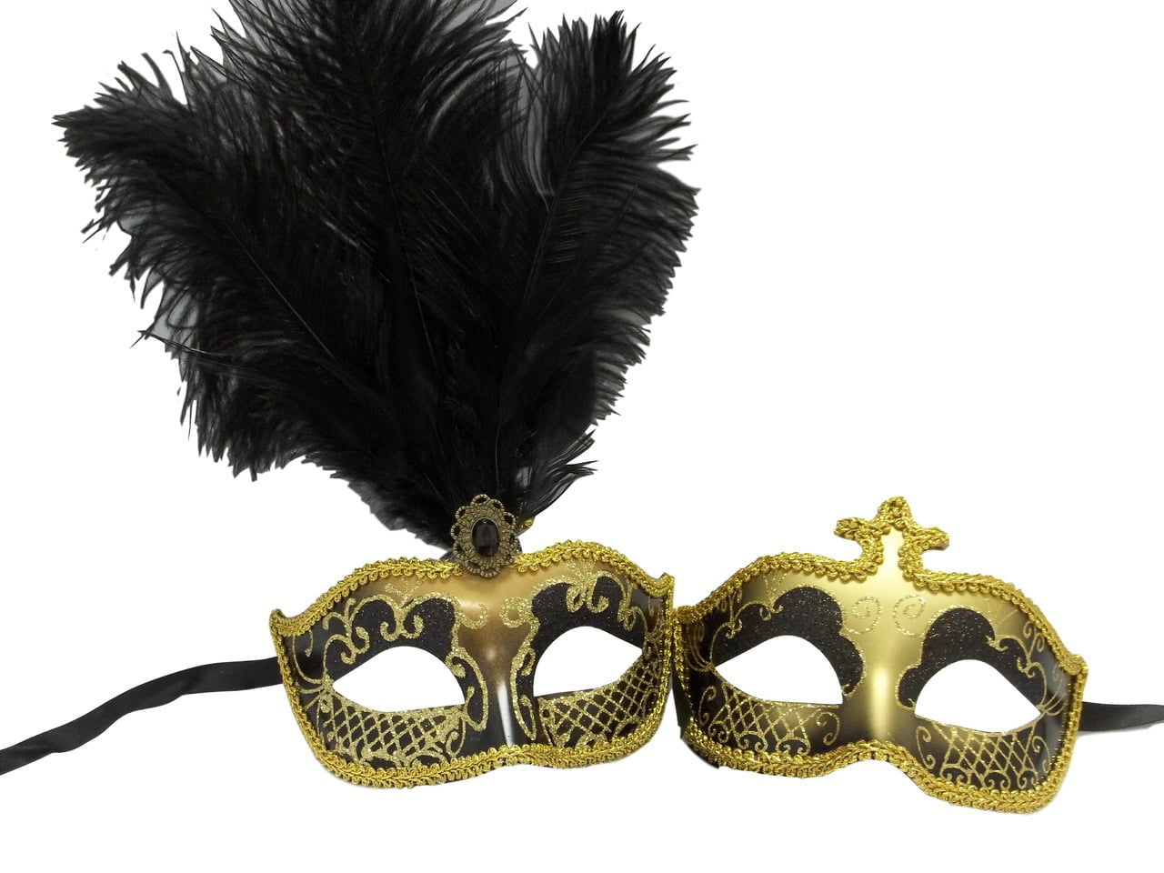 Couple Mask Plastic Roman Princess Charming Metal Venetian Masquerade Mask 