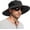 Black, variant on Bxaolu Wide Brim Sun Hat, Sun Protection Waterproof Packable Bucket Hat for Men Women, Fishing Hiking Beach Garden Hat, Dark Gray