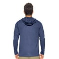 thumbnail image 4 of Expert Brand USA-Made Men's Athletic Heather Hoodie Shirt, Dark Heather Navy, Medium, 4 of 7