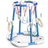 JoyStone 2-in-1 Floating Pool Basketball Hoops & Pool Ring Toss Game, Pool Basketball Toys with 3… — $24.54 (39% off)