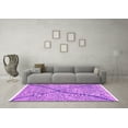 thumbnail image 3 of Ahgly Company Indoor Rectangle Abstract Pink Modern Area Rugs, 8' x 12', 3 of 4