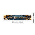 thumbnail image 5 of Golden Theme Banner Balloon Decoration Milestone Celebration for Birthday Party Indoor Decoration Event, 5 of 9