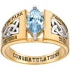 Freestyle, Women's Yellow Celebrium Celtic Marquise Birthstone Class Ring, Personalized, High School or College Graduation