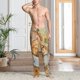 thumbnail image 2 of Balery Girl Hugging Dog Flowers Pantalones de pijama para hombre, pijama ultraligero, pantalón de descanso-X-Large, 2 of 6