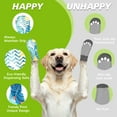 thumbnail image 5 of TELOLY 4Pcs Dog Socks,Breathable Cotton Anti-Slip Dog Socks to Prevent Licking Paws,Leaves Pattern Paw Socks,Blue, 5 of 7