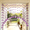 Purple, variant on 20-Strand Crystal Beaded Curtain, Multicolor Acrylic Arched Room Divider with Rainbow Beads for Bedroom, Living Room, Cafe