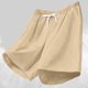 thumbnail image 5 of Mens Pantalones Cortos de Cintura Elástica con Bolsillos Secado Rápido Multi Bolsillo Pantalones de Baño para Hombres, Pantalones de Playa Transpirables con Cordón, 5 of 5