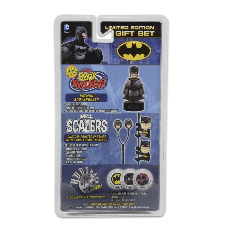 DC Comics - Batman Gift Set - Scalers, Hubsnaps, Body Knocker