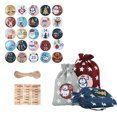 thumbnail image 1 of Christmas Burlaps Bag Beam Digital Badge Countdown 24PC, 1 of 9
