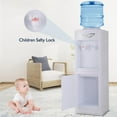 thumbnail image 4 of WSYW Hot & Cold Top Loading Water Dispenser, 5 Gallon Water Cooler Dispenser with Child Safety Lock, Ideal for Home Office Use, White, 4 of 6