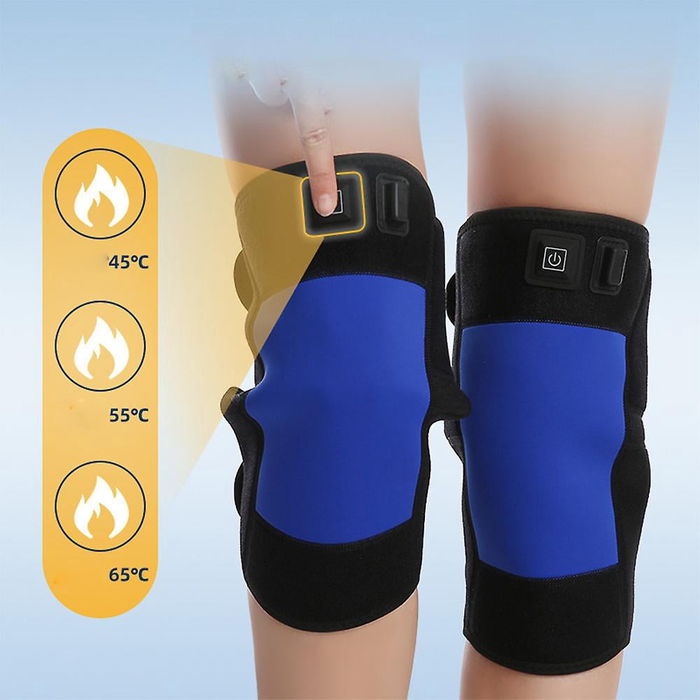 1/2 Pcs/set Electric Heated Knee Pads Waterproof Warmer Heating Therapy Wrap Relief Pain Brace Support