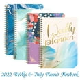 thumbnail image 4 of FlyFlise A5 Notebook Meeting Organizer Travel Journal Daily Spiral Plan Notebooks 2022 Monthly, 4 of 7