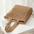 thumbnail image 5 of CoCopeaunts Straw Bag for Women Summer Woven Beach Bag Large Handmade Tote Bag Straw Shoulder Bag Handbag, 5 of 6