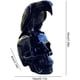 thumbnail image 3 of Wmhsylg - Adorno de escritorio, escultura de esqueleto de resina, pájaro negro posado sobre esqueleto, figura de osario, decoración de jardín, escultura de esqueleto negro, estatua de cuervo para, 3 of 7