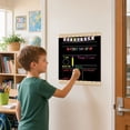 Reusable Chalkboard Sign Double-Sided Milestone Board Wooden Frame ...