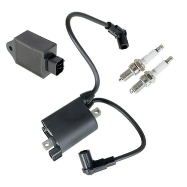 SEBLAFF FOR EZGO Golf Cart Ignition Coil 72866-G01 CDI Spark Plug 72872-G01 & MCI 04-08