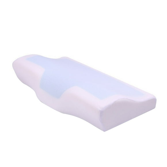 Yazoeia Cooling Memory Orthopedic Pillows Gel Neck Pillows Sleeping Cervical Pillow Neck Support Pillow White Cover 19.7 X 11.8in MR318-50312