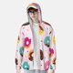thumbnail image 2 of Fotbe Donut Chaqueta con Protección Solar UPF 50+ para Hombre y Mujer, Camisa con Capucha y Bolsillos-X-Large, 2 of 7