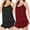 C-Bronze, variant on WCJM Women Pajama Sets Satin Women's Pajamas Set V Neck Lace Camisole Undershirt Sleeveless Shorts Women's Loungewear Acrylic Pajamas Sleepwear for Women