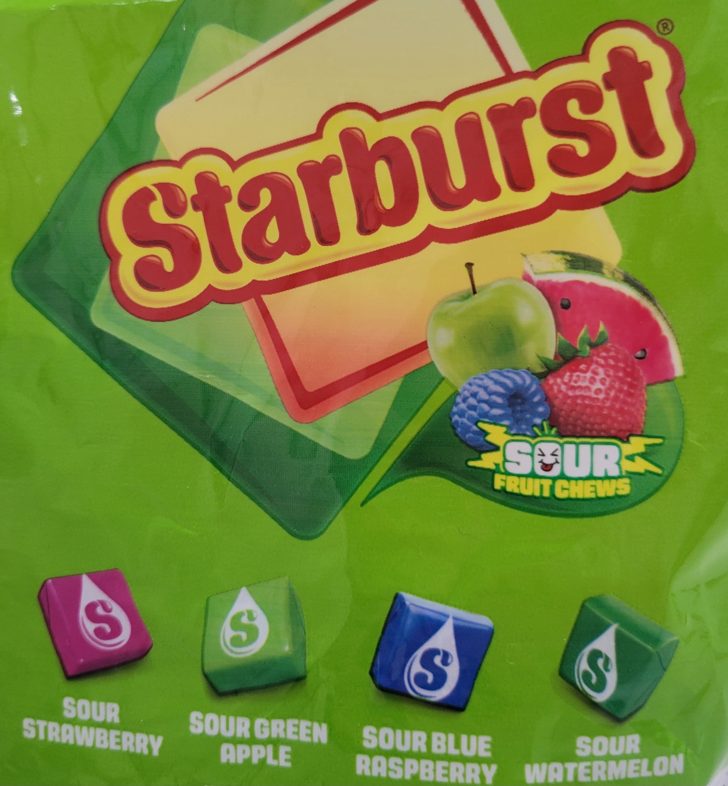 Starburst Sour Fruit Chews Candy, Share Size 15.6 oz Bags – Tangy Chewy Candy, Assorted Sour Flavors, 2 Pack