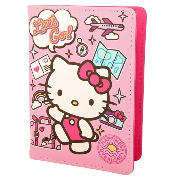Sanrio Hello Kitty Sanrio Passport Holder Travel Accessories, Officially Licensed