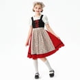 thumbnail image 4 of XXWXYD 𝖮ktoberfest Costum𝖾 Girls Kids Teens Traditional German Bavarian Dirndl Dress Apron Be𝖾r Festival Outfit Halloween Par𝗍y 𝖢arnival Performance Dirndl Outfits Children Toddler, 4 of 8
