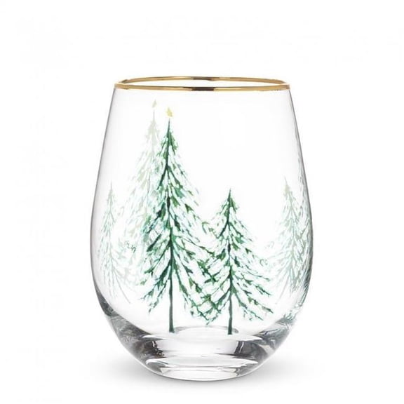 MDR Trading Inc. AB-27-BAVARIA-SG_Q01 Winter Trees Stemless Wine Glass