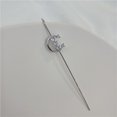 thumbnail image 3 of Rhinestone Ear Climber Fake Pearl Alloy Piercing Ear Wrap Sparkling Ear Crawler, 3 of 9
