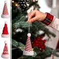 thumbnail image 1 of Gorro Navideño Xihbxyly de Lana Gruesa de Punto para Colgar En El Árbol de Navidad, 1 of 6