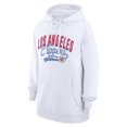 thumbnail image 2 of Women's G-III 4Her by Carl Banks  White LA Clippers Filigree Logo Pullover Hoodie, 2 of 3