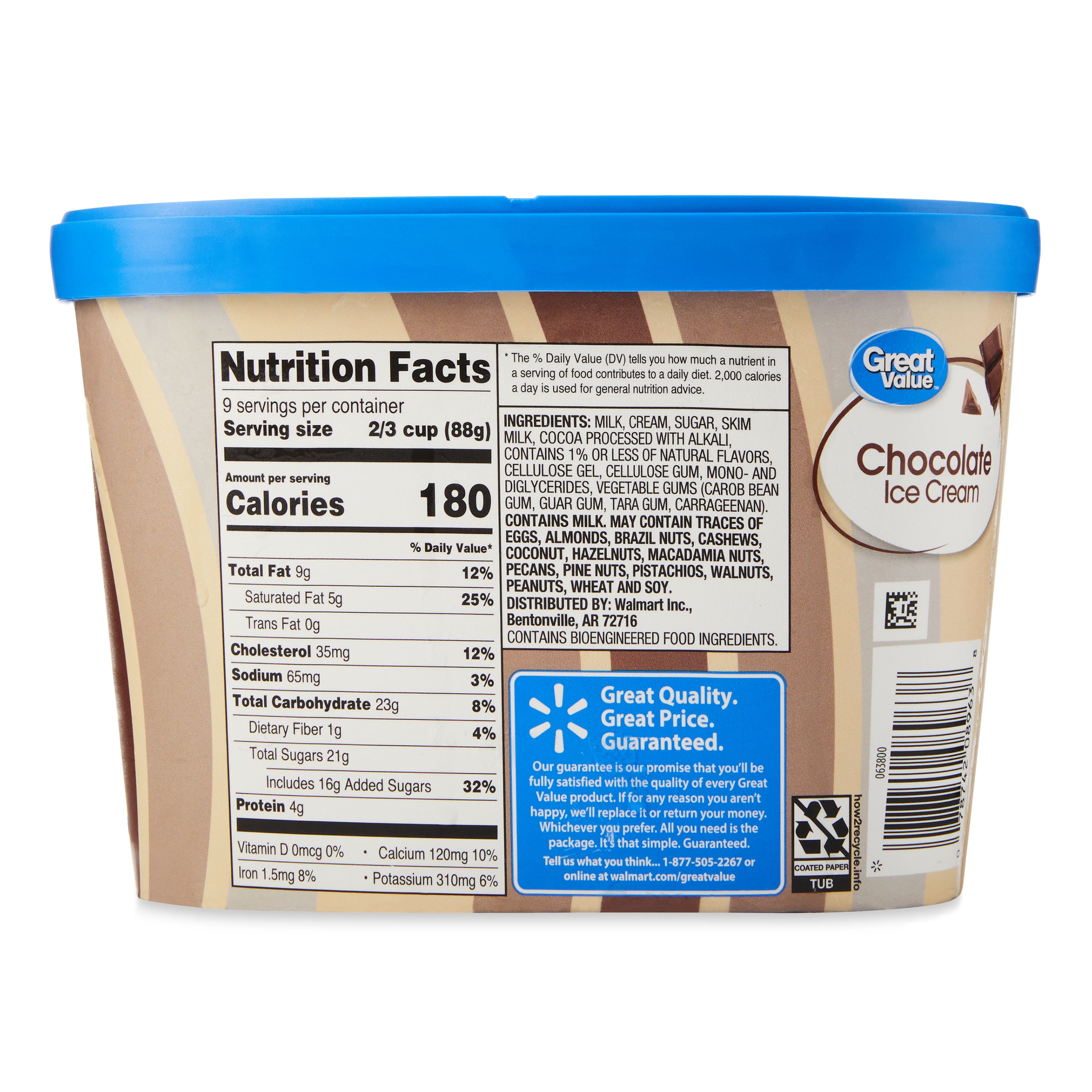Ice Cream Nutrition Label Besto Blog