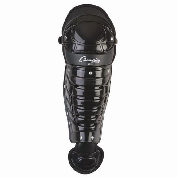 Champion Sports  13 in. Single Knee Shinguard, Black
