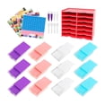 thumbnail image 2 of Elodie 12 Pcs Plateau de Rangement pour Perles Diamant Plateau de Rangement pour Peintures Diamant 5D Rouge, 2 of 8