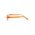 thumbnail image 4 of Bottom Half Plastic Rim Round Oval Powered Reading Glasses Peach +4.0, 4 of 4