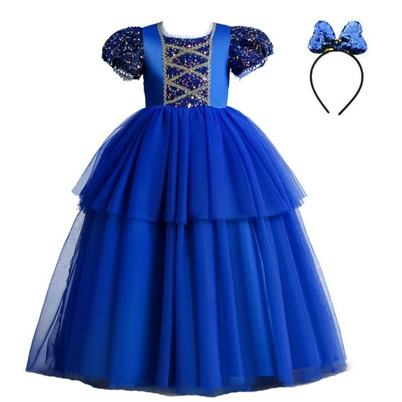 THJRPQJFD Formal Long Dress Girls Christmas Dress 14-16 Green Girls Teen Girl Christmas Santa Baby Outfit Christmas Outfit Baby Shower Outfit, Blue 11-12 Years