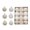B, variant on Opvise 12 Pcs Velvet Christmas Balls 2.36inch Flocked Balls Christmas Tree Ornaments Plastic Balls Xmas Hanging Decoration for Indoor Holiday Decor