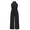 Black, variant on Women 2024 Summer Halter Neck Sleeveless Pleated High Waist Belted Dressy Wide Leg Pant One Piece Jumpsuits Romper