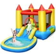 thumbnail image 1 of Costway Inflatable Bounce House Kids Slide Jumping Castle Bouncer w/ balls Pool & Bag, 1 of 9